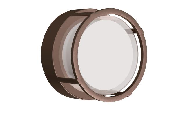 Aplique exterior CREEK Corten Mantra - Luz LED