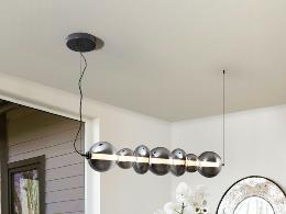 GLADIS- LAMPARA GRANDE NEGRO-SMOKE - SCHULLER