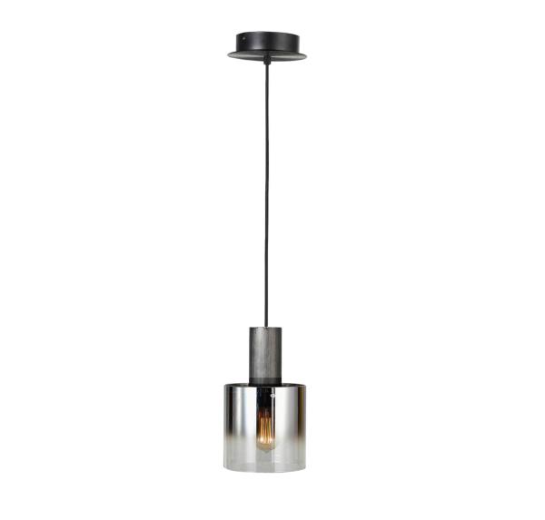 VENIZE LAMPARA 1L NEGRO-SMOKE - ILUMINACION i3 By SCHULLER