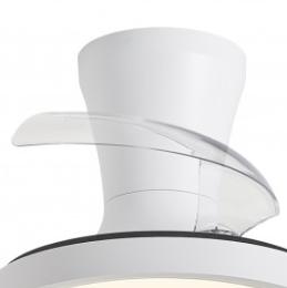 Ventilador Tombet Blanco - Motor DC. luz LED. Ø30-71CM.