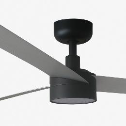 Ventilador Cruiser XL FARO - Negro Aluminio - Luz LED - Ø160cm.