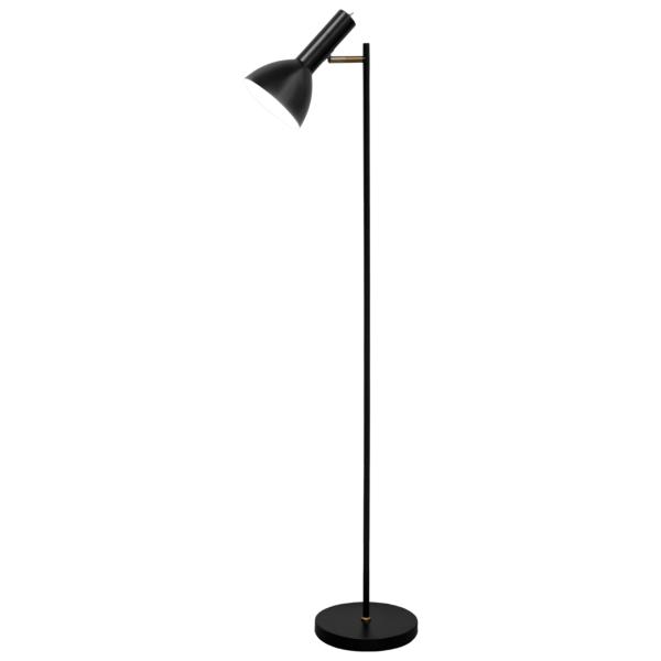 Pie salon LUMIERE negro 1 x 60w e-27 - ALEMAR