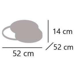 Plafon led TAIGO blanco-negro led 60w 8900lm 3000-4000-6000k - ALEMAR