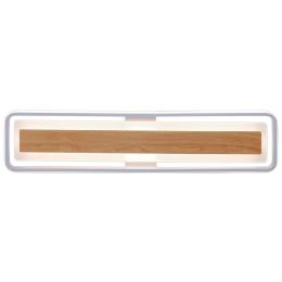 Plafon led VOLANO madera-blco led 80w 6232lm 4000k- 80*18cm - ALEMAR