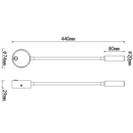 Aplique interior BOAVISTA Mantra - Luz Led