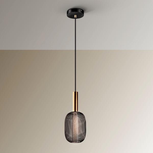 MICRON-LAMPARA 1L ORO/NEGRO - SCHULLER