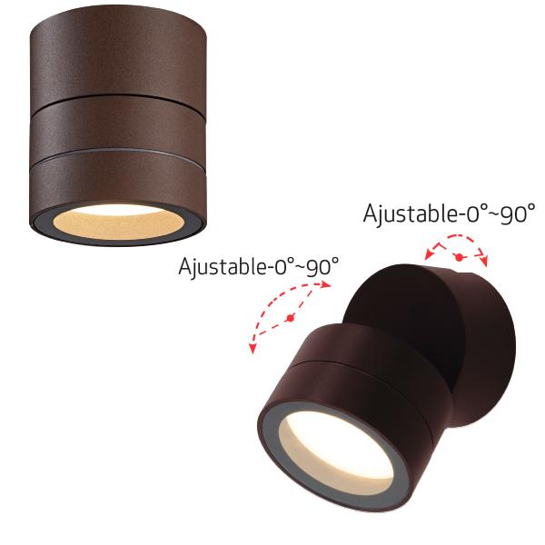 Aplique / Plafon exterior Saler Corten - 1 luz Mantra