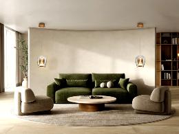 SUSPIRO LAMPARA DORADO/AMBAR D18 - SCHULLER