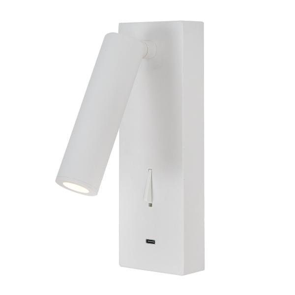 Aplique interior TARIFA III Mantra - Luz Led - USB