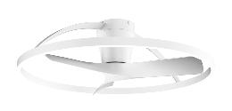 Ventilador Nepal II Mantra - Blanco Motor DC Luz LED Ø75cm.
