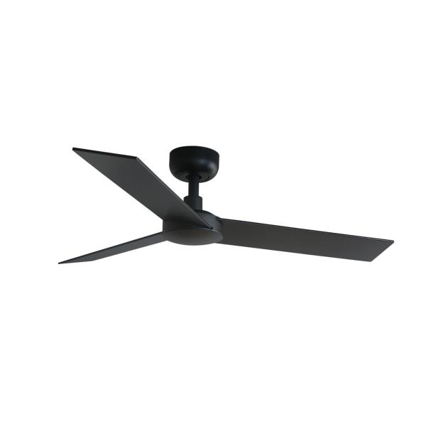 Ventilador Rudder S FARO - Negro - Sin luz - Ø106cm.