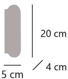 Aplique led SULTAN blanco led 8w 3000k - ALEMAR