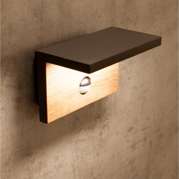 Aplique exterior RUKA sensor Mantra - Luz LED.