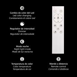 Plafon led CASTEDU blanco led 123w 7662lm 3000-6000k - ALEMAR