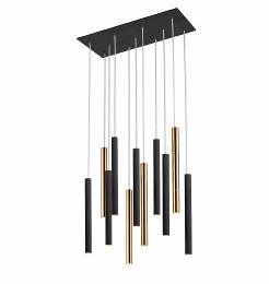 LAMPARA·VARAS·ORO/NEGRO 11L - SCHULLER