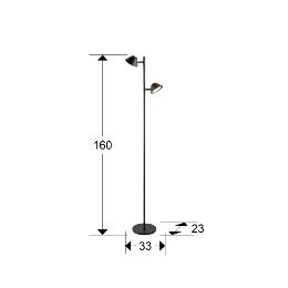 TAROS PIE SALON 2L NEGRO - SCHULLER