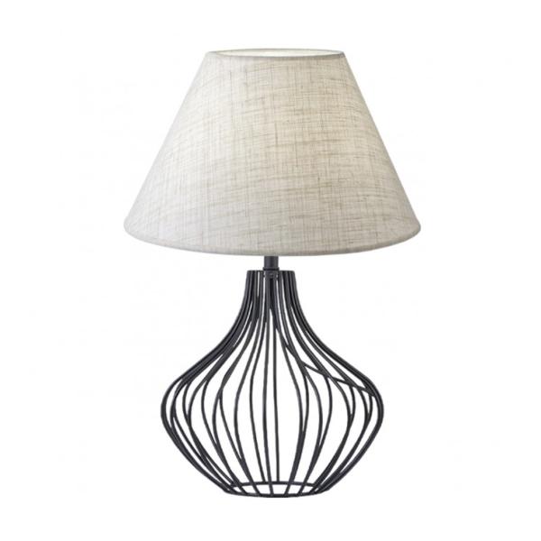 Sobremesa PRISON lino tostado 1 x 60w e-27 - ALEMAR