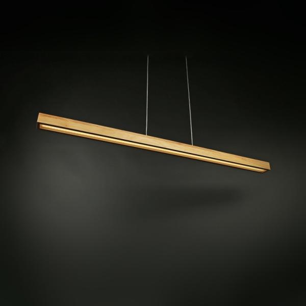 Colgante Sulion Taveda - Lampara madera 120cm LED