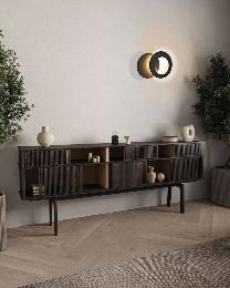 Aplique interior TORONTO Negro Mantra - Luz LED 