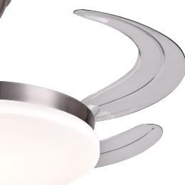 Ventilador Retractil Chloe-XL Niquel P&B - Motor DC. 50-122cmØ.