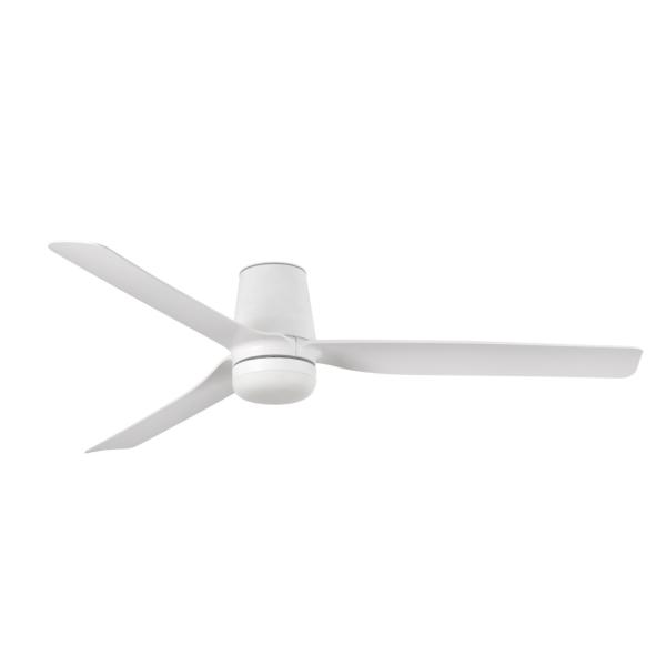 Ventilador Punt Tub M FARO Blanco - Luz LED 130cm.Ø