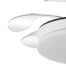 Ventilador Tridente Mini Blanco - Fabrilamp. Motor DC Ø91cm