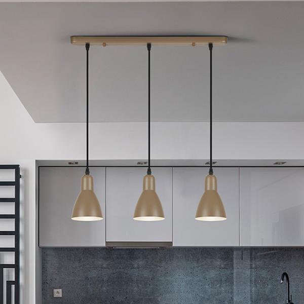 I3-AFRA- LAMPARA 3L -MARRON - ILUMINACION i3 By SCHULLER