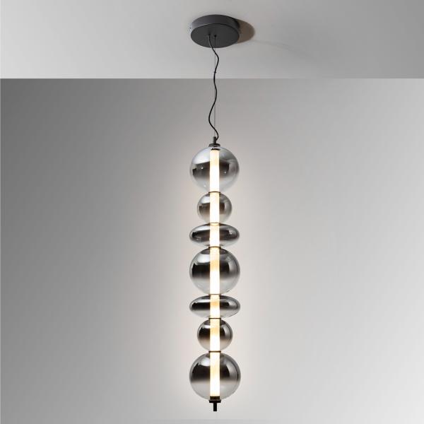 GLADIS- LAMPARA GRANDE NEGRO-SMOKE - SCHULLER