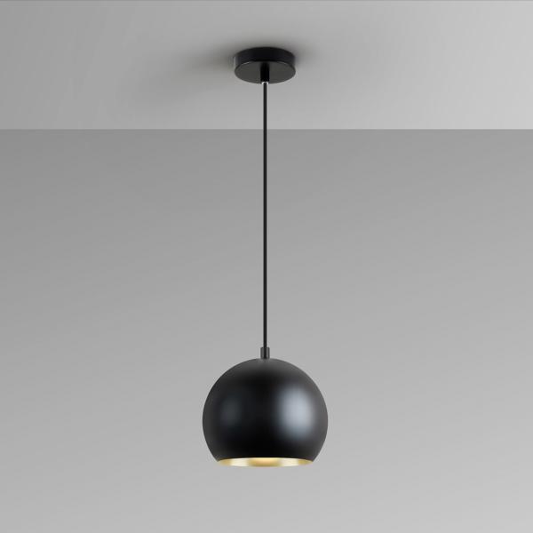 OLENA LAMPARA 1L -NEGRO/ORO - ILUMINACION i3 By SCHULLER