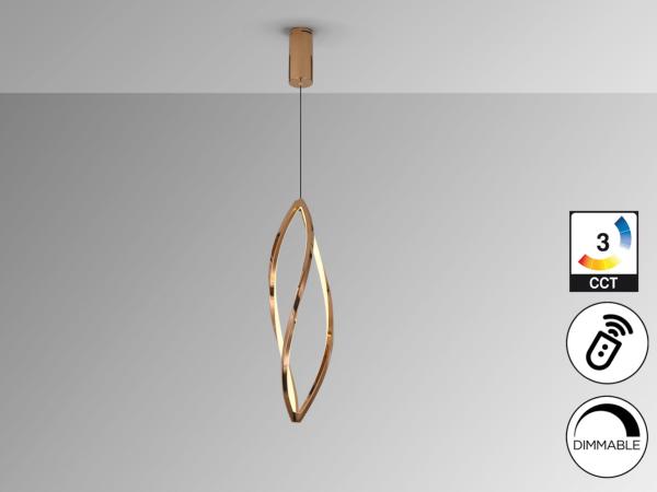 ADELE- LAMPARA PEQUEÑA ORO ROSA - SCHULLER