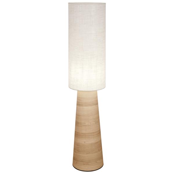 Pie salon AOSTA beig/madera 1 x 60w e-27 - ALEMAR