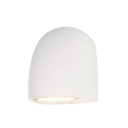 Aplique exterior Baldy Blanco - 1 luz Mantra
