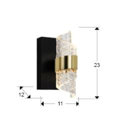 ILIADA-APLIQUE 1L NEGRO-ORO - SCHULLER