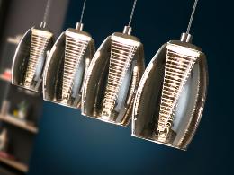 Lámpara colgante Nebula Schuller - 4 luces LED. Cromo