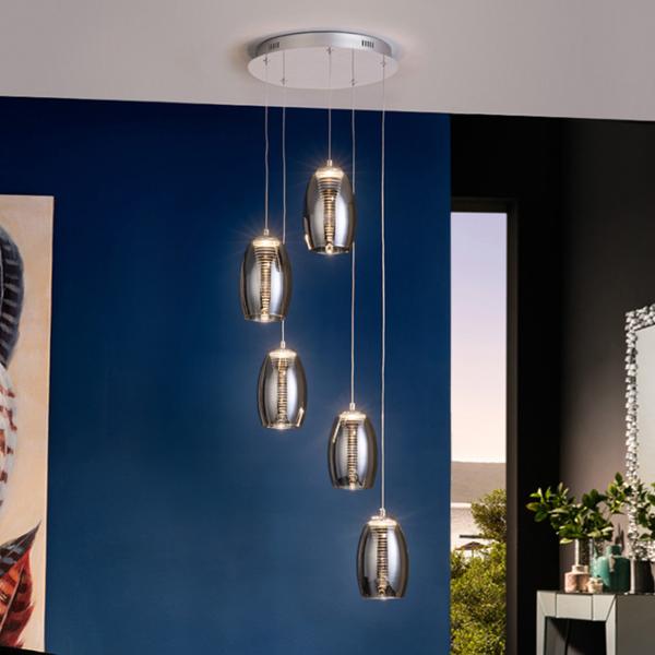 NUEVA NEBULA-LAMPARA 5L CROMO - SCHULLER