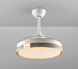 Ventilador HERON Blanco - Schuller - Motor DC LED Ø106cm