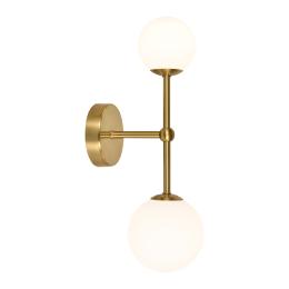 Aplique 2L COSMICA latón 2 x 28w g-9 - ALEMAR