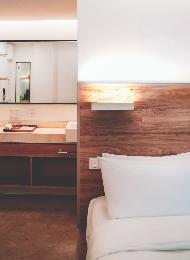 Aplique interior HANOK Blanco Mantra - Luz Led 41cm