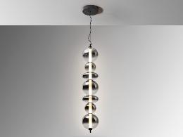 GLADIS- LAMPARA GRANDE NEGRO-SMOKE - SCHULLER