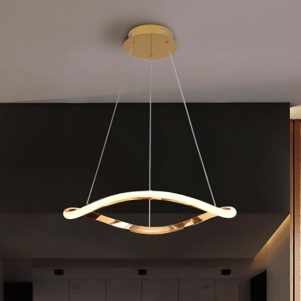 NAOS LAMPARA ORO ROSA 1 ARO D60 - ILUMINACION i3 By SCHULLER