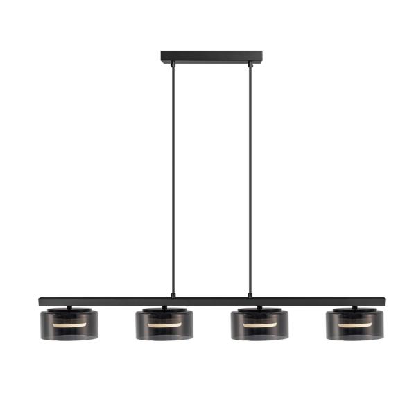 OLAIA- LAMPARA 4L NEGRO-SMOKY - ILUMINACION i3 By SCHULLER