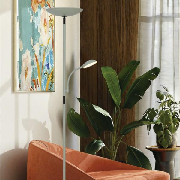 Pie de salon KOS verde led 18w+5w 1900+470 3000-6500k - ALEMAR