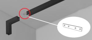 pieza de union carril magento