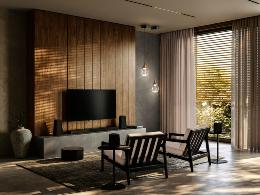 CORINA- LAMPARA 1L NEGRO-COBRE - SCHULLER