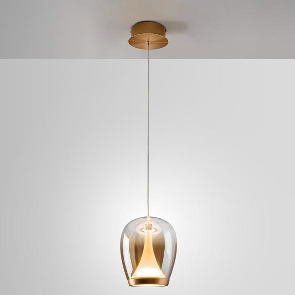 SUSPIRO LAMPARA DORADO/AMBAR D18 - SCHULLER