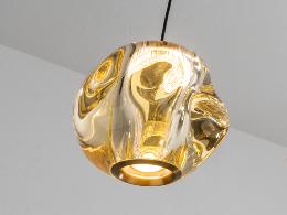 ZARIA LAMP 5L-NEGRO/BRONCE/AMBAR D25 DIM - SCHULLER