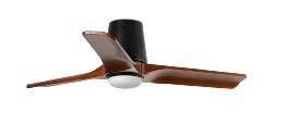 Ventilador Heywood Tub S FARO Negro - Luz LED 90cm.Ø