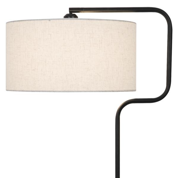 Pie salon OLFO negro 1 x 60w e-27 - ALEMAR