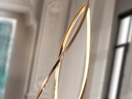 ADELE- LAMPARA GRANDE ORO ROSA - SCHULLER