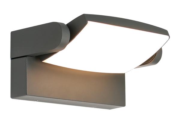 Aplique exterior HOOD Gris Oscuro Mantra - Luz LED 